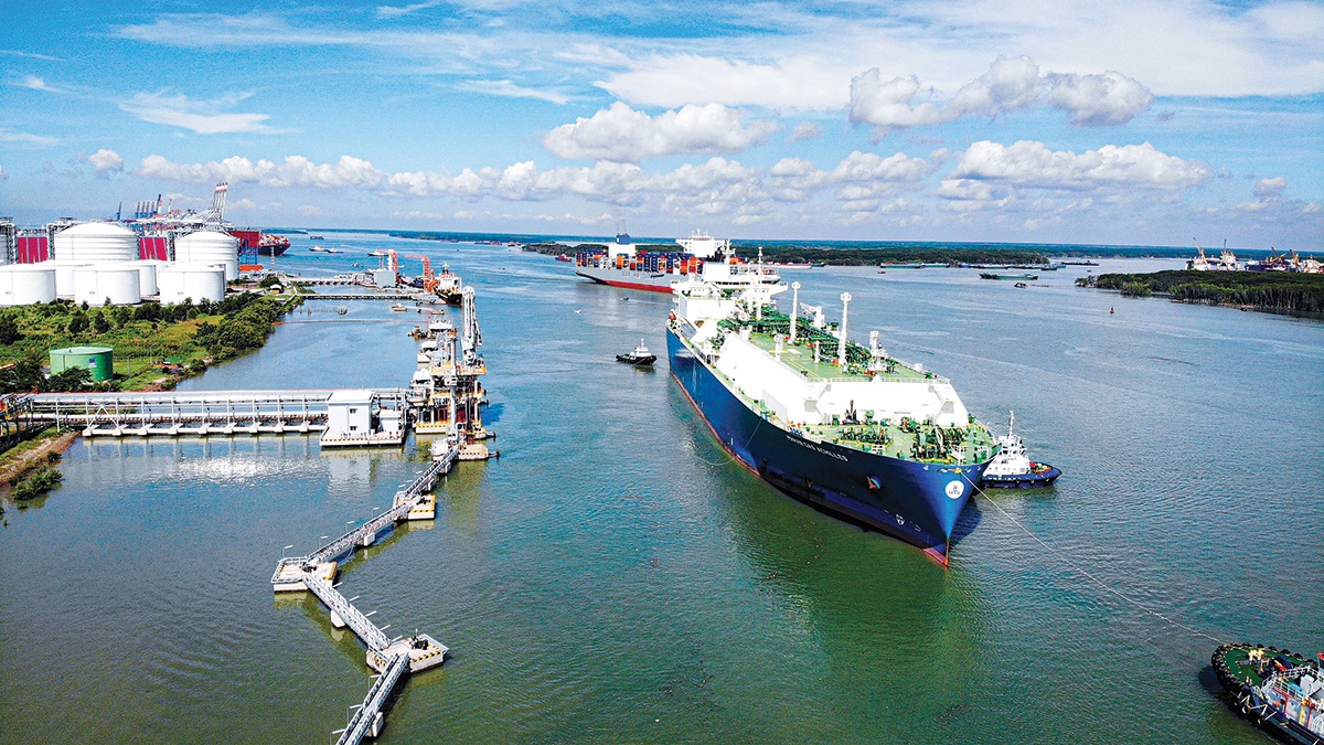 Kho LNG Thị Vải (PV GAS) đóng vai trò then chốt trong lưu trữ và cung cấp khí tái hóa cho Nhà máy Điện Nhơn Trạch 3 và 4
